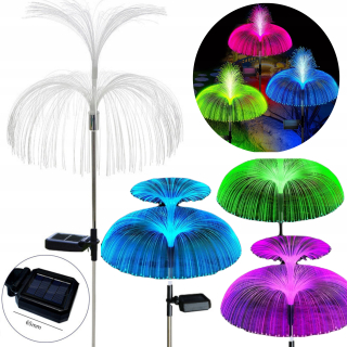 Solárna lampa Pro-LED, strieborná, 70 cm, 1 ks.